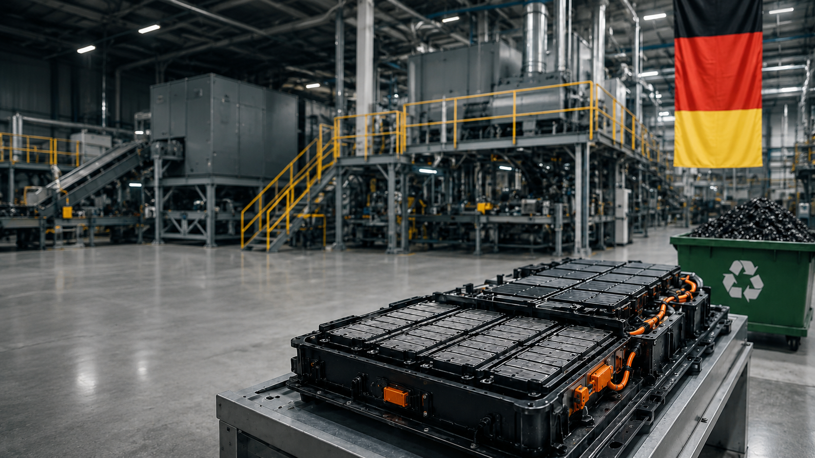 Lithium-Batterie-Recycling — Investitionsplan Deutschland
